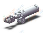 SMC CKG1B40-50YAZ 40mm ck clamp cylinder, CK CLAMP CYLINDER