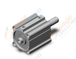 SMC CDQ2WB125-100DCZ 125mm cq2-z dbl-rod auto-sw, CQ2-Z COMPACT CYLINDER