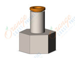 SMC KQ2F07-36N kq2 1/4, KQ2 FITTING (sold in packages of 10; price is per piece)