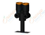 SMC KQ2U07-99A-X35 kq2 1/4, KQ2 FITTING (sold in packages of 10; price is per piece)