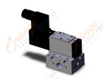 SMC VFR2110-2D-02 valve sgl non plugin base mt, VFR2000 SOL VALVE 4/5 PORT