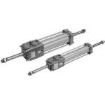 SMC CLA2WL40-105-E 40mm cla double rod, CLA/CLA2 TIE-ROD CYLINDER