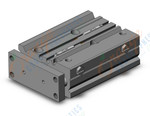 SMC MGPM16-50Z-M9PL 16mm mgp slide bearing, MGP COMPACT GUIDE CYLINDER