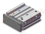 SMC MGPM50-75AZ 50mm mgp slide bearing, MGP COMPACT GUIDE CYLINDER