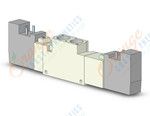 SMC VQZ3321-3YOW1-02F-Q vqz3000 body port (1/4 pt), VQZ3000 VALVE, SOL 4/5-PORT