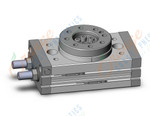 SMC MSQB30A-M9NAL-XN 30mm msq dbl-act auto-sw, MSQ ROTARY ACTUATOR W/TABLE