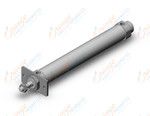 SMC CDM2F32-200Z cyl, rnd body, dbl act, sw cap, CM2/CM3 ROUND BODY CYLINDER***