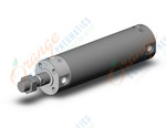 SMC CG1BA50TF-125Z 50mm cg double-acting, CG/CG3 ROUND BODY CYLINDER