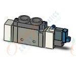 SMC SY7120-5LOZE-02N valve, sgl sol, body pt (dc), SY7000 SOL/VALVE, RUBBER SEAL***