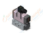 SMC VQ7-6-FG-S-1A02 vs7-6 base mt 1/4, VS7-6 SOL VALVE 4/5 PORT