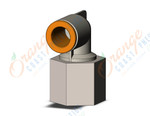 SMC KQ2LF11-36N kq2 3/8, KQ2 FITTING (sold in packages of 10; price is per piece)