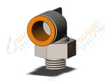 SMC KQ2L13-35NP fitting, male elbow, KQ2 FITTING (sold in packages of 10; price is per piece)