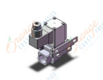 SMC VXZ242GGBXB valve, water,, VXD/VXZ 2-WAY MEDIA VALVE