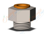 SMC KQ2H11-36NP fitting, male connector, KQ2 FITTING (sold in packages of 10; price is per piece)