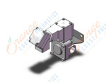 SMC VXD230BMXB valve, sol, VXD/VXZ 2-WAY MEDIA VALVE