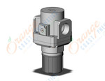 SMC AR60K-N10-Z-B regulator, modular, 1 npt, AR MASS PRO