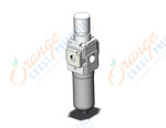 SMC AW20-02C-1C-B filter regulator, modular, AW MASS PRO