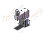 SMC VXD232EGB valve, media, VXD/VXZ 2-WAY MEDIA VALVE