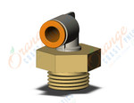SMC KQ2L07-36AP fitting, male elbow, KQ2 FITTING (sold in packages of 10; price is per piece)