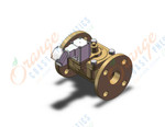 SMC VXD282RP valve, media, VXD/VXZ 2-WAY MEDIA VALVE