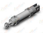 SMC CDM2D25-25Z cyl, rnd body, dbl act, sw cap, CM2/CM3 ROUND BODY CYLINDER***