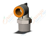 SMC KQ2L11-36N fitting, male elbow, KQ2 FITTING (sold in packages of 10; price is per piece)