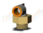 SMC KQ2L13-37AP fitting, male elbow, KQ2 FITTING (sold in packages of 10; price is per piece)