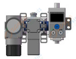 SMC ISA3-HCP-1NB-L1 gap checker, h range, rc, pnp, ISA2 AIR CATCH SENSOR