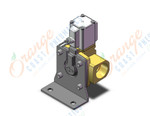 SMC VXD252LFXB valve, media, VXD/VXZ 2-WAY MEDIA VALVE