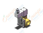 SMC VXD2C0LZ2AB valve, media, VXD/VXZ 2-WAY MEDIA VALVE