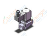 SMC VXZ2B5GZ2AE valve,high temp, VXD/VXZ 2-WAY MEDIA VALVE