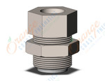 SMC KQ2E10-G02N fitting, bulkhead connector, KQ2 FITTING (sold in packages of 10; price is per piece)