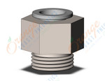 SMC KQ2H10-G03N fitting, male connector, KQ2 FITTING (sold in packages of 10; price is per piece)