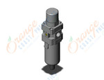 SMC AW40-04D-1-A filter regulator, AW MASS PRO