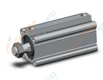 SMC CDQ2A50TN-100DCMZ-A93L cylinder, CQ2-Z COMPACT CYLINDER