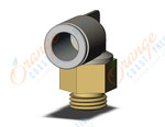 SMC KQ2L10-G02A fitting, male elbow, KQ2 FITTING (sold in packages of 10; price is per piece)