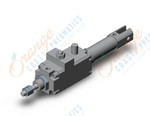 SMC CDLJ2D16-15-E cyl, rnd body, r/clvs, f/ lock, CJ2 ROUND BODY CYLINDER