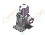 SMC VXD240GFBXB valve, media, VXD/VXZ 2-WAY MEDIA VALVE