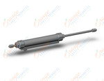 SMC CDJ2WB16-75Z-M9BSAPCS-A cyl, rnd body, dbl rod, a-sw, CJ2 ROUND BODY CYLINDER