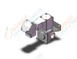 SMC VXD230BZ2LXB valve, media, VXD/VXZ 2-WAY MEDIA VALVE