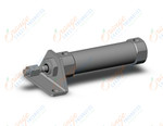 SMC CJ2L16-30Z cyl, rnd body, dbl acting, CJ2 ROUND BODY CYLINDER***