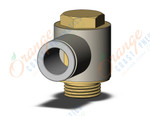 SMC KQ2V12-G03A fitting, male universal elbow, KQ2 FITTING (sold in packages of 10; price is per piece)