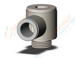 SMC KQ2VS12-03NP fitting, hex hd uni male elbow, KQ2 FITTING (sold in packages of 10; price is per piece)