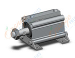 SMC CDQ2L40-40DCMZ-A93L cylinder, CQ2-Z COMPACT CYLINDER