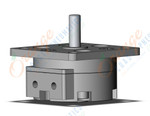 SMC CRB2FS10-180SZ actuator, rotary, vane type, CRB1BW ROTARY ACTUATOR