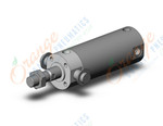 SMC CDG1UN40-50Z cyl, air, dbl acting, CG/CG3 ROUND BODY CYLINDER