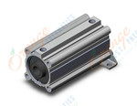 SMC CQ2L80-150DCZ cylinder, CQ2-Z COMPACT CYLINDER