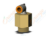 SMC KQ2W07-36AP fitting, ext male elbow, KQ2 FITTING (sold in packages of 10; price is per piece)