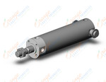 SMC CDG1TN40-100Z-XC37 cyl, air, dbl acting, CG/CG3 ROUND BODY CYLINDER