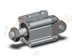 SMC CDQ2D32-10DMZ-A93L cylinder, CQ2-Z COMPACT CYLINDER